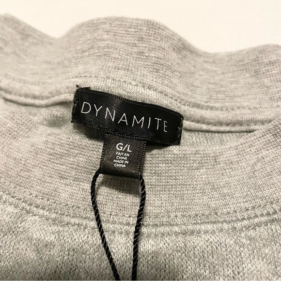 Dynamite Grey Crewneck Sweatshirt Women’s Size Large - Picture 4 of 16